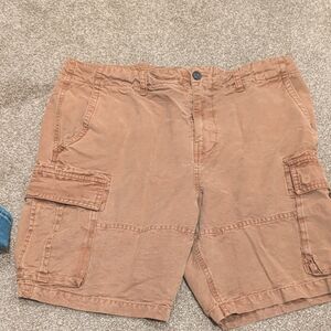 Lucky Brand Men's Cargo Shorts - Rust